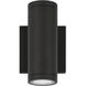 Plaza 60 LED 7.09 inch Black Outdoor Wall Mount
